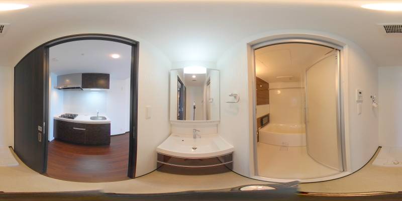 パノラマ画像洗面所