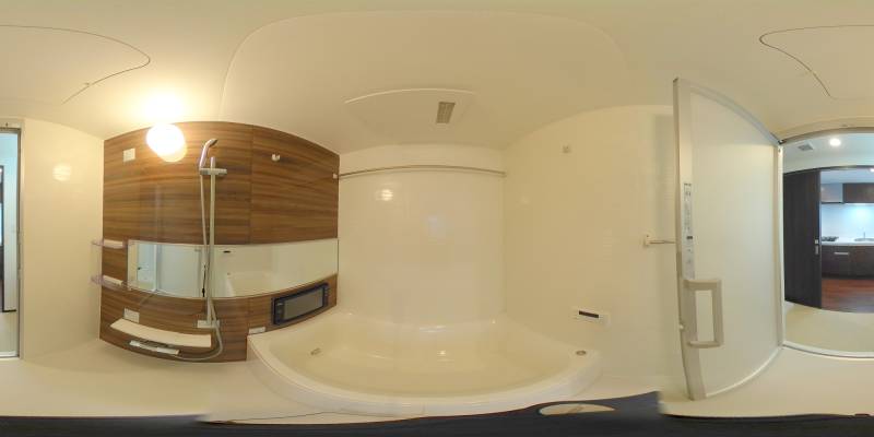 パノラマ画像バスルーム