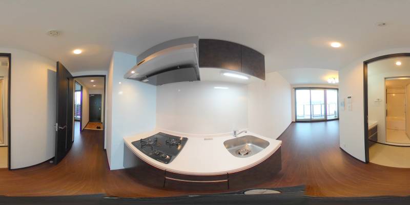 パノラマ画像キッチン