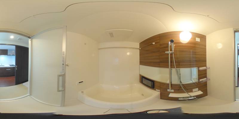 パノラマ画像バスルーム