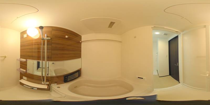 パノラマ画像バスルーム