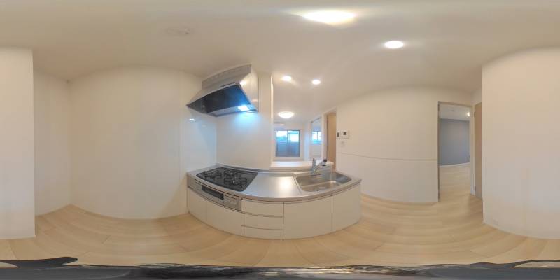 パノラマ画像キッチン