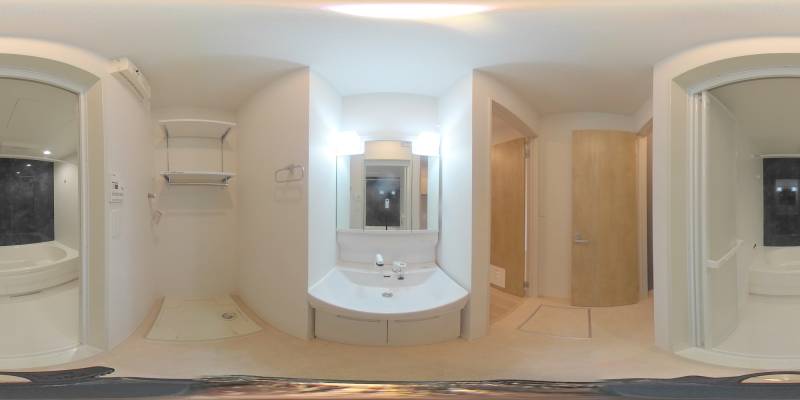 パノラマ画像洗面所