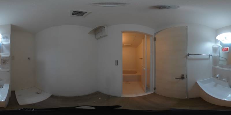 パノラマ画像洗面所