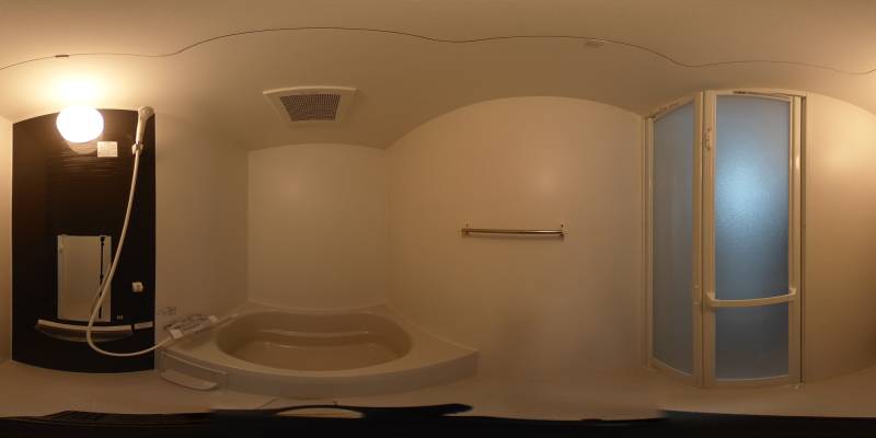 パノラマ画像バスルーム