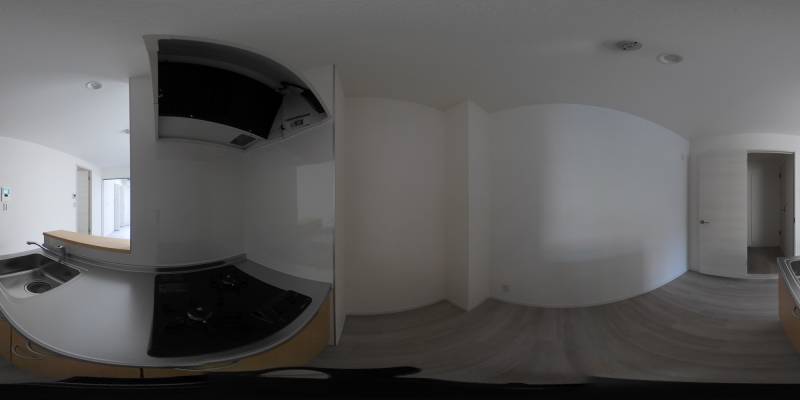 パノラマ画像キッチン