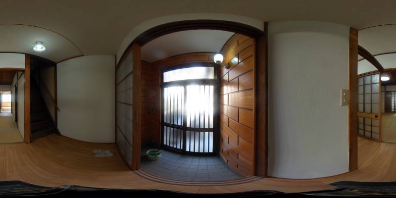 パノラマ画像玄関