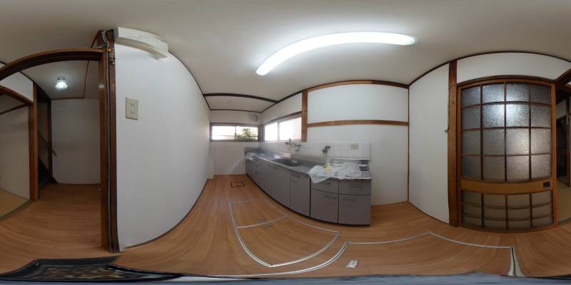 パノラマ画像キッチン