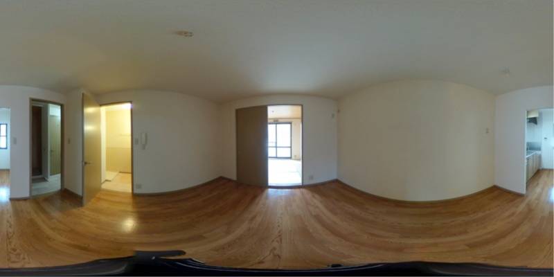 パノラマ画像リビング