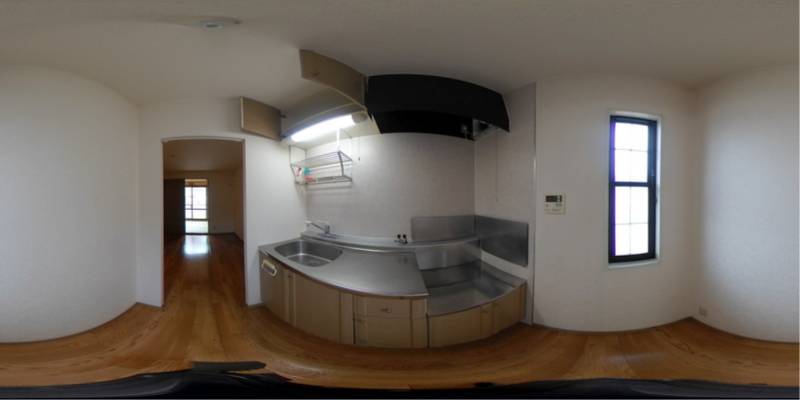 パノラマ画像キッチン