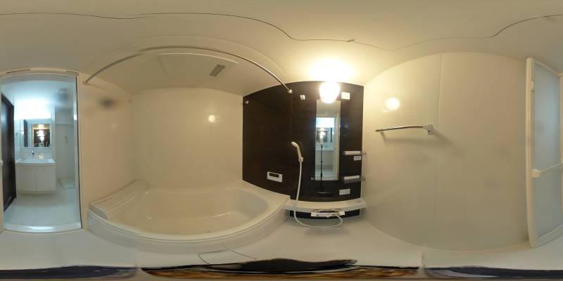 パノラマ画像バスルーム