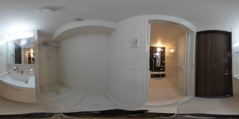 パノラマ画像洗面所