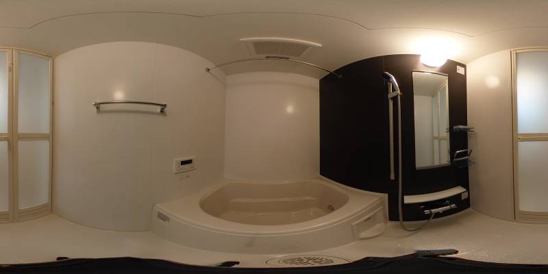 パノラマ画像バスルーム