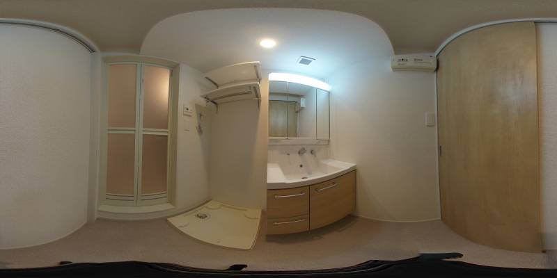 パノラマ画像洗面所