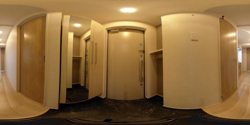 パノラマ画像玄関