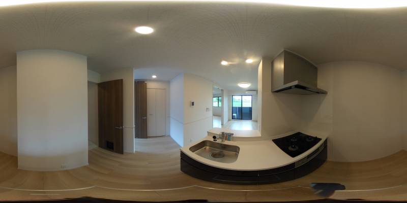 パノラマ画像キッチン