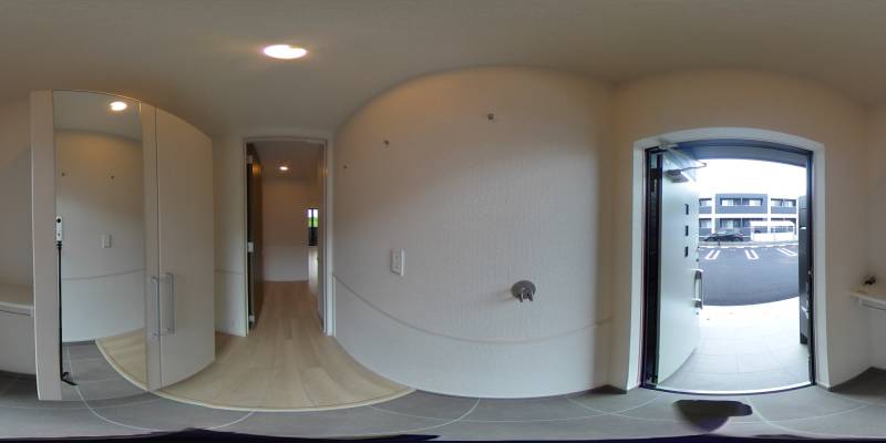 パノラマ画像玄関