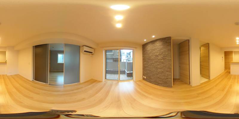 パノラマ画像リビング