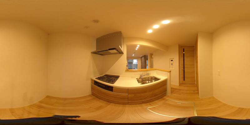 パノラマ画像キッチン