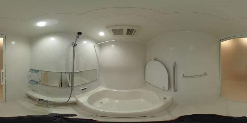 パノラマ画像バスルーム