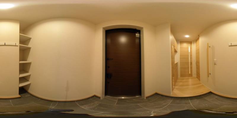 パノラマ画像玄関