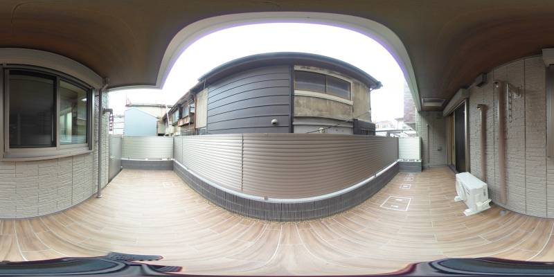 パノラマ画像バルコニー