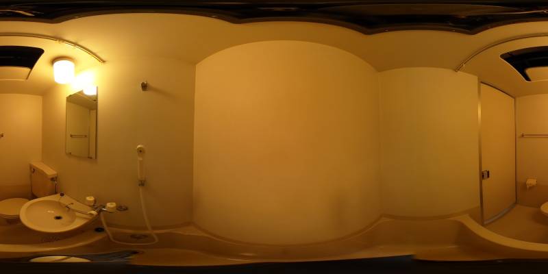 パノラマ画像バスルーム