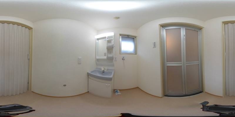 パノラマ画像洗面所