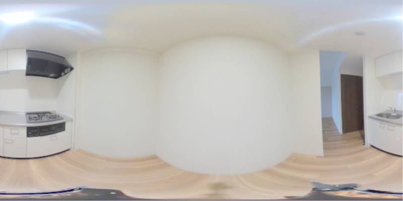 パノラマ画像キッチン