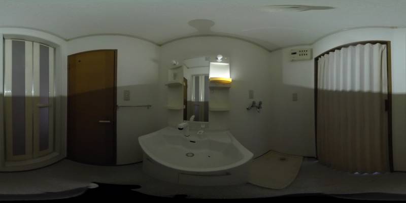 パノラマ画像洗面所