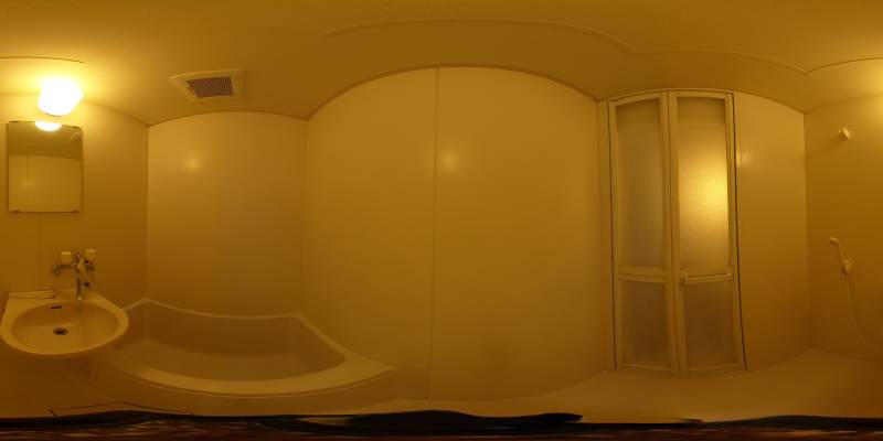 パノラマ画像バスルーム