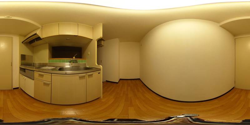 パノラマ画像キッチン