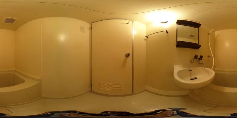 パノラマ画像バスルーム