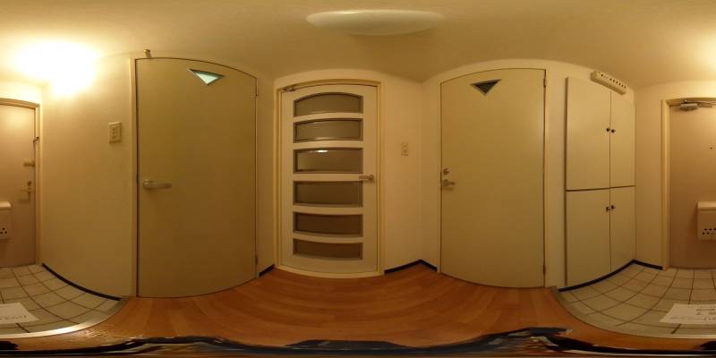 パノラマ画像玄関