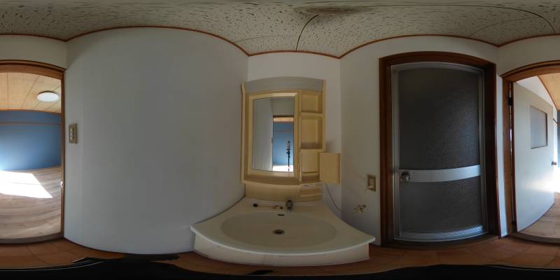 パノラマ画像洗面所