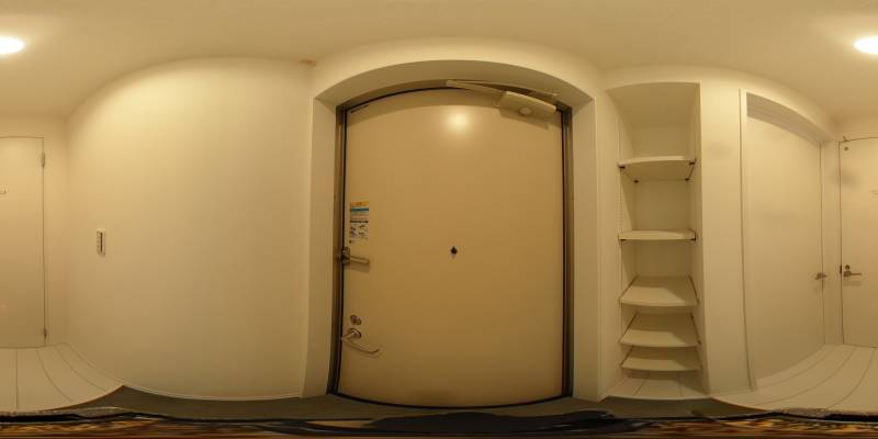 パノラマ画像玄関