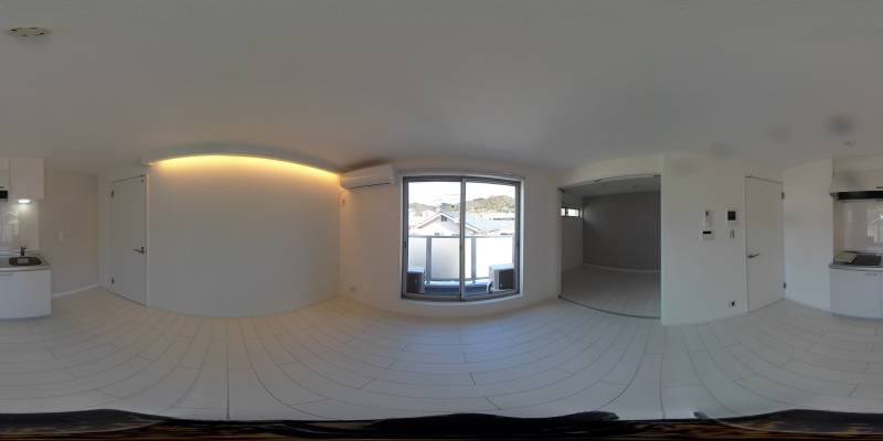 パノラマ画像リビング