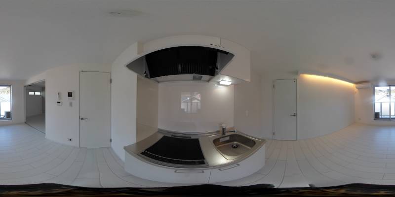 パノラマ画像キッチン