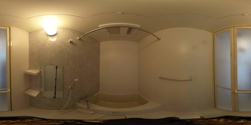 パノラマ画像バスルーム