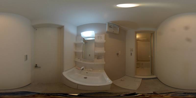 パノラマ画像洗面所