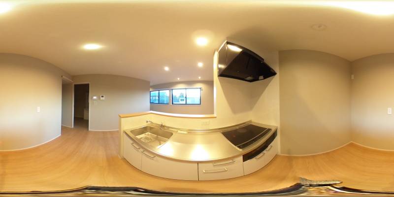 パノラマ画像キッチン