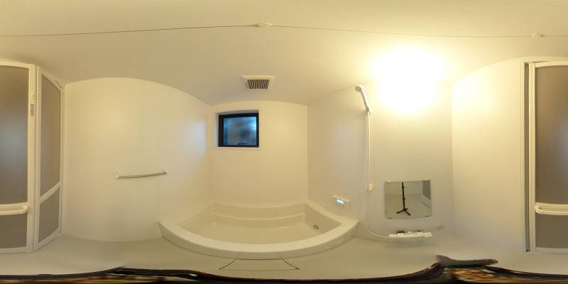 パノラマ画像バスルーム