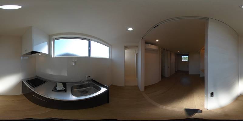 パノラマ画像キッチン