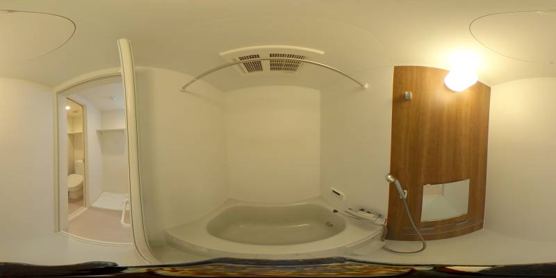 パノラマ画像バスルーム