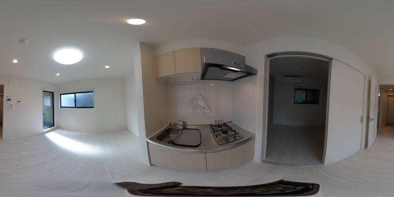 パノラマ画像キッチン