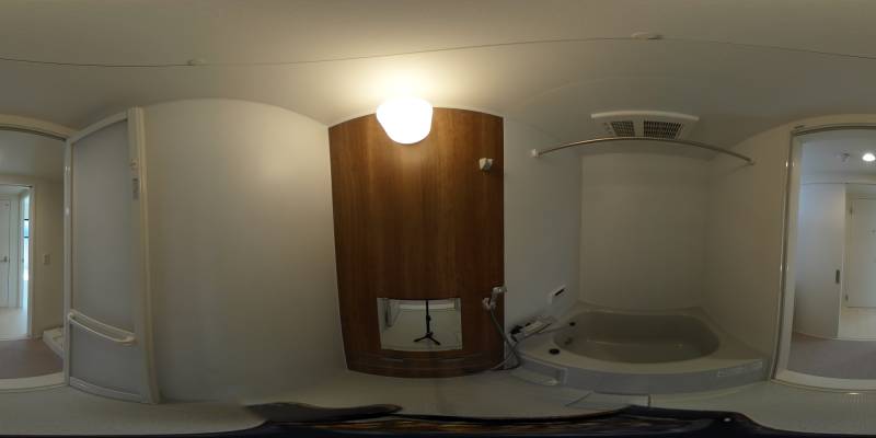 パノラマ画像バスルーム