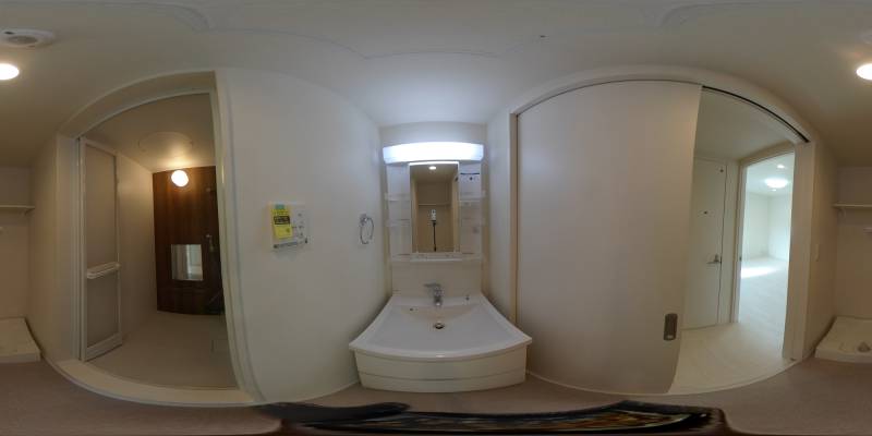 パノラマ画像洗面所