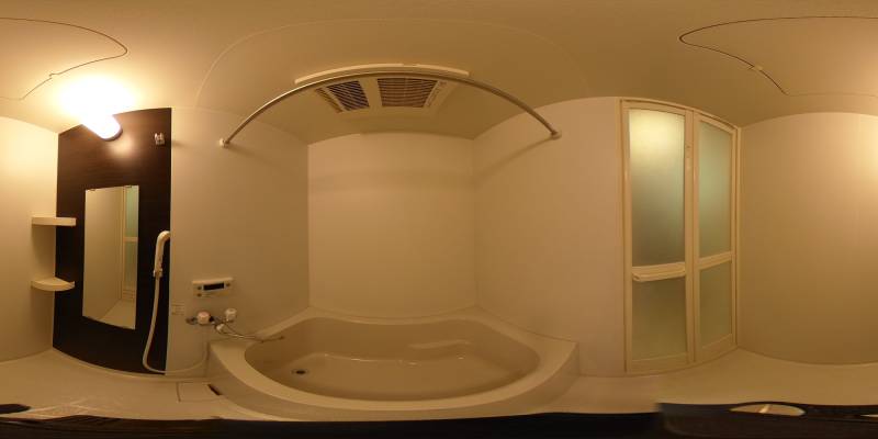 パノラマ画像バスルーム