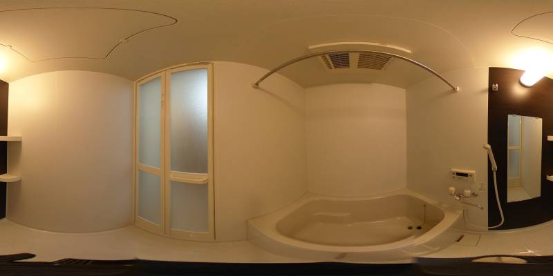 パノラマ画像バスルーム