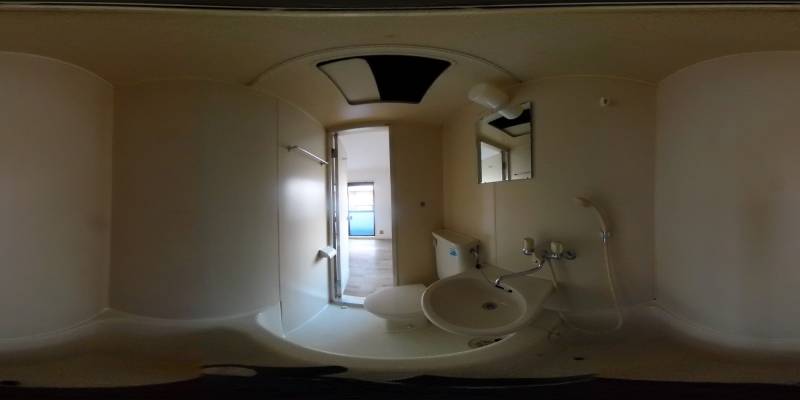 パノラマ画像バスルーム